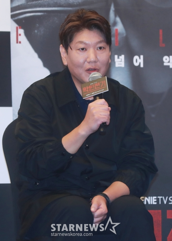 TV 오리지널 드라마 '악인전기'의 김정민 감독./사진=이동훈 기자 