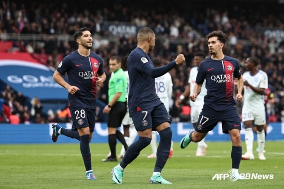 PSG 선수들. /AFPBBNews=뉴스1
