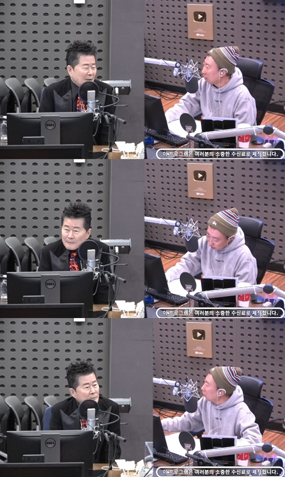 태진아가 KBS 라디오 쿨FM &#039;박명수의 라디오쇼&#039;에 출연했다./사진=KBS 라디오 쿨FM &#039;박명수의 라디오쇼&#039; 보이는 라디오 캡처