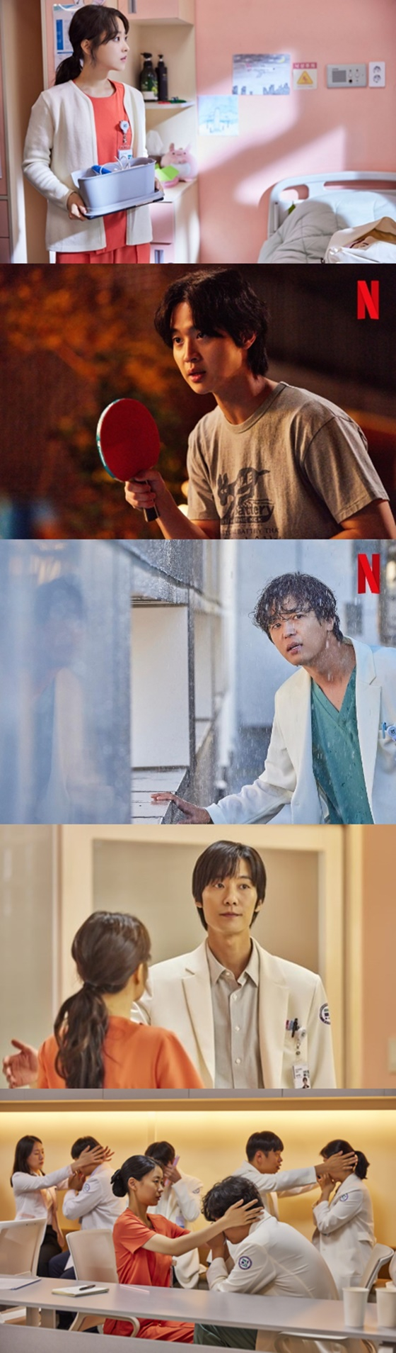 박보영, 장동윤, 연우진, 장률, 이이담 /사진=넷플릭스 정신병동에도 아침이 와요 