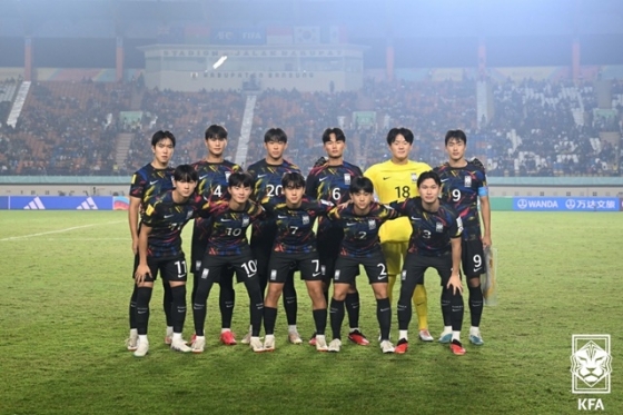 한국 17세 이하 남자 축구대표팀. /사진=대한축구협회 제공