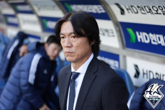 홍명보 울산현대 감독. /사진=한국프로축구연맹 제공