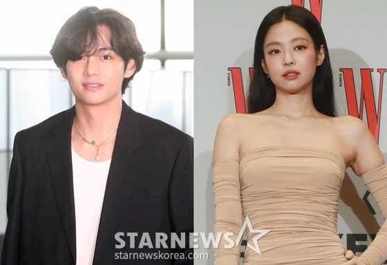 뷔(왼쪽), 제니/사진=스타뉴스