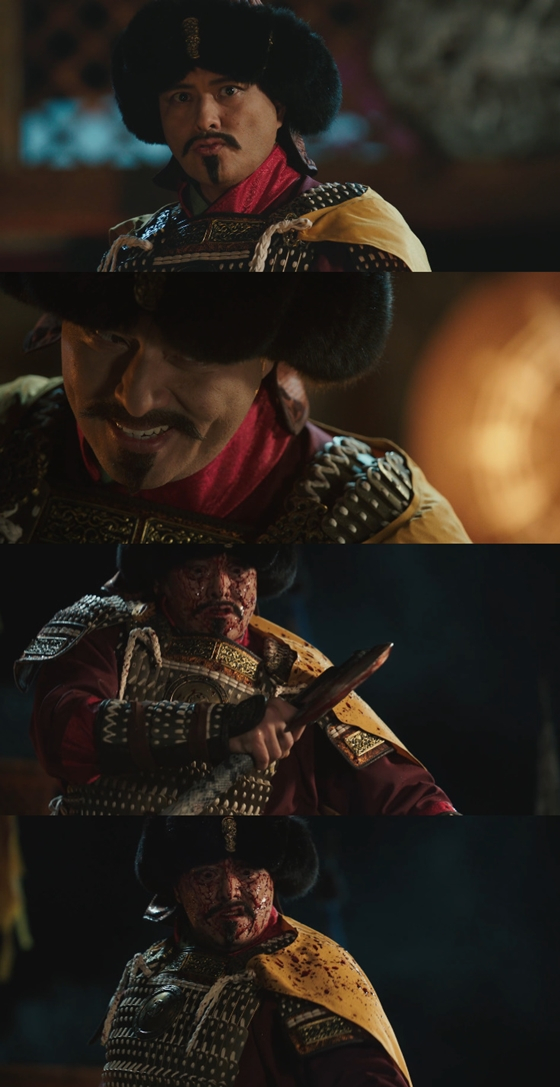 KBS 2TV 대하드라마 &#039;고려 거란 전쟁&#039;에서 야율융서 역을 맡은 김혁./사진=KBS 2TV 대하드라마 &#039;고려 거란 전쟁&#039; 8회 방송 화면 캡처