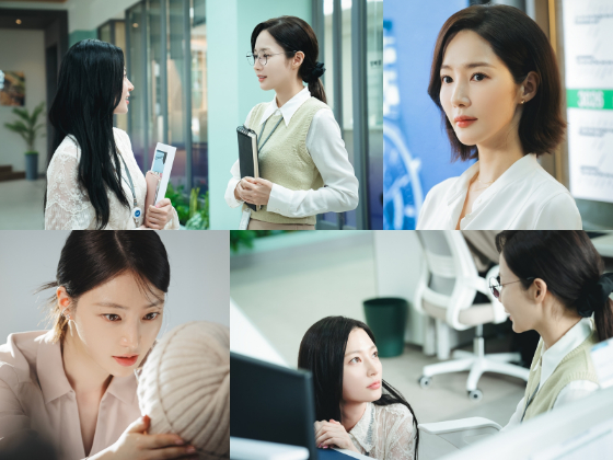tvN 월화드라마 '내 남편과 결혼해줘'의 박민영, 송하윤./사진제공=tvN