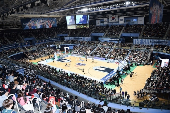 뜨거운 열기를 자랑한 올스타전 현장. /사진=KBL 제공