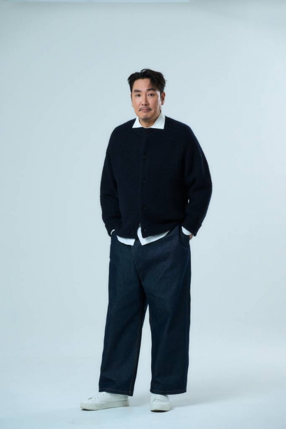 영화 &#039;데드맨&#039;(감독 하준원)의 주연배우 조진웅이 6일 오전 진행된 라운드 인터뷰를 위해 포즈를 취하고 있다. /사진제공=콘텐츠웨이브 2024.02.06 /사진=이동훈