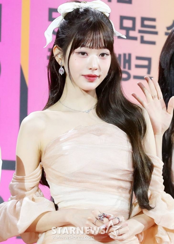 걸그룹 아이브 장원영이 2일 오후 인천 중구 인스파이어 아레나에서 진행된 &#039;MMA 2023&#039;(제15회 멜론 뮤직어워드) 레드카펫 행사에 참석해 포즈를 취하고 있다. 2023.12.02 /사진=김창현