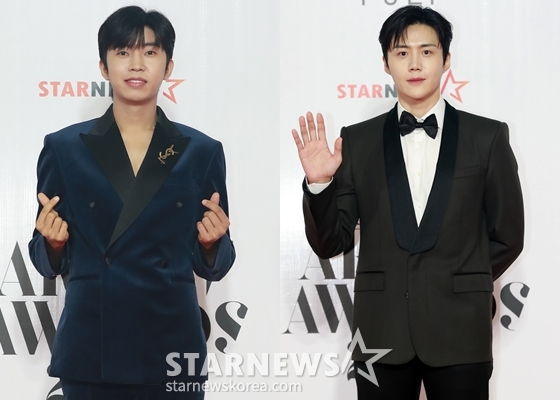 가수 임영웅, 배우 김선호./사진=이동훈 기자