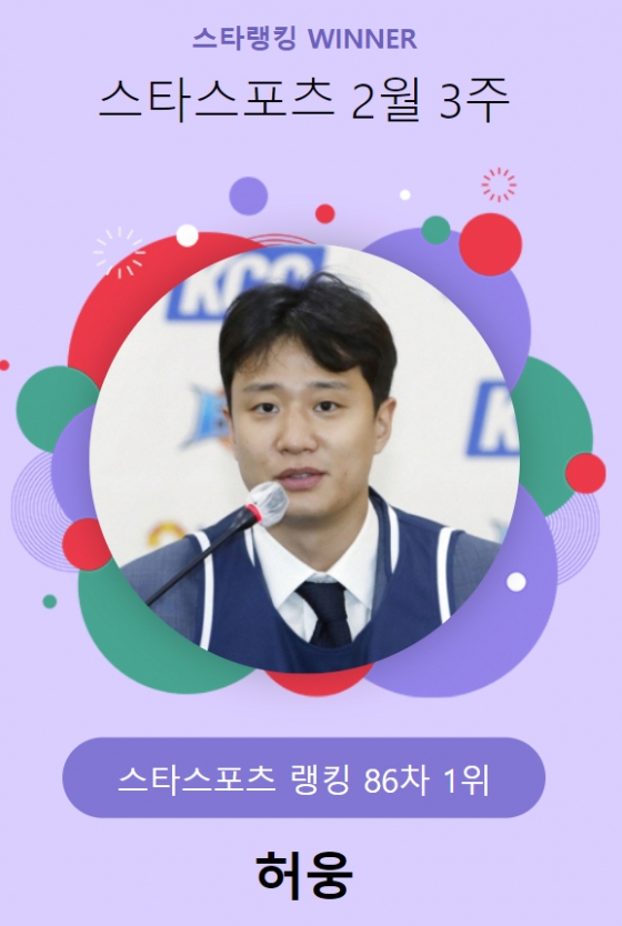스타랭킹 스타스포츠 86차 1위 허웅. /사진=스타뉴스