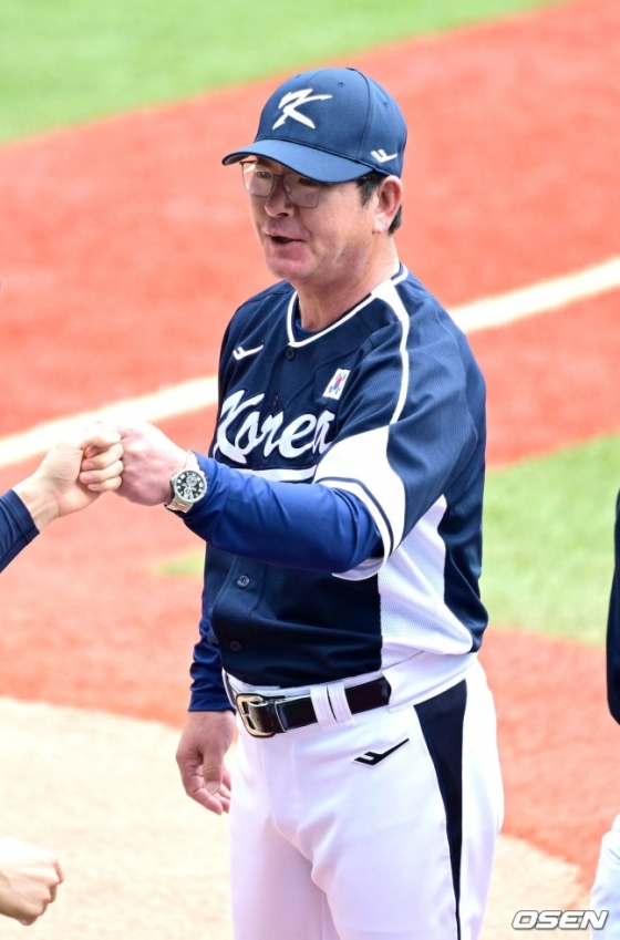 류중일 한국 야구 대표팀 감독.