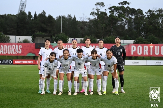 체코전 여자대표팀 선발 라인업. /사진제공=대한축구협회(KFA)