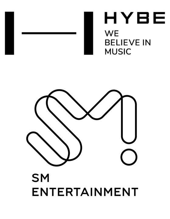 /사진=하이브(위), SM