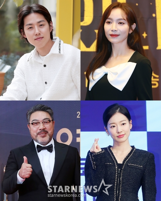 백성현(사진 왼쪽 위부터 시계방향으로), 이민영, 이시아, 이원종/사진=스타뉴스