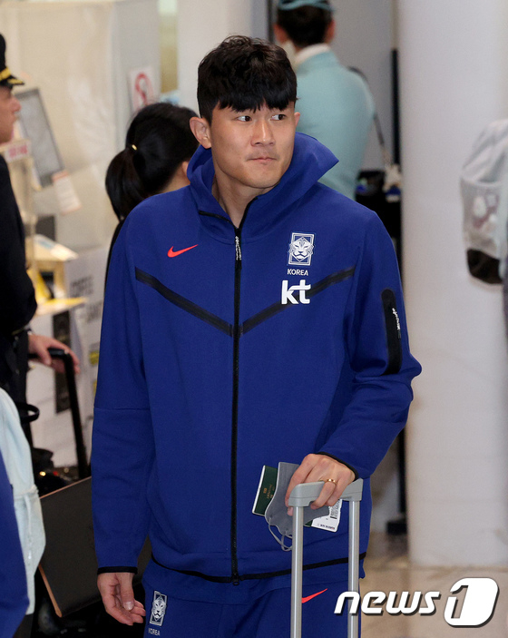 한국 축구대표팀 수비수 김민재. /사진=뉴스1