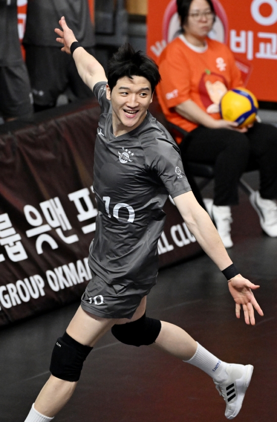 정지석. /사진제공=한국배구연맹(KOVO)