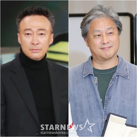 배우 이성민(왼쪽)과 박찬욱 감독 /사진=스타뉴스  