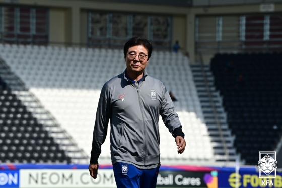 황선홍 U-23 한국 축구대표팀 감독. /사진=대한축구협회