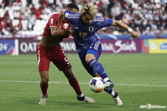 일본과 카타르의 U-23 아시안컵  8강 경기 중. /AFPBBNews=뉴스1