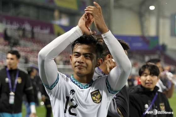 인도네시아 U-23 대표팀 수비수 아르한. /AFPBBNews=뉴스1