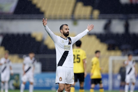 경남FC 아라불리. /사진=한국프로축구연맹 제공