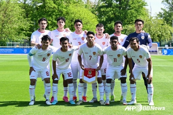 인도네시아 U-23 축구대표팀. /AFPBBNews=뉴스1