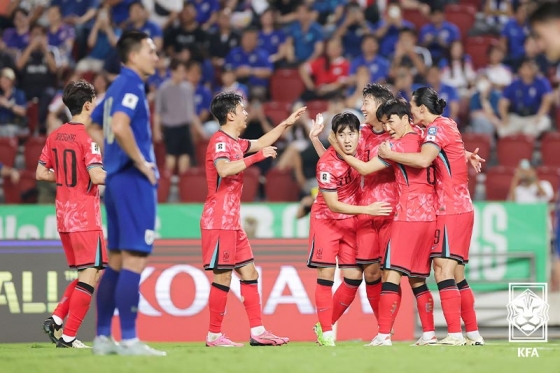 지난 싱가포르전. /사진=대한축구협회(KFA) 제공