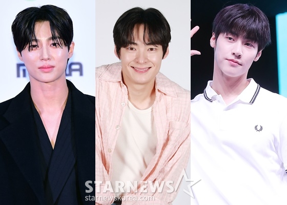 변우석(왼쪽부터), 송건희, 이승협/사진=스타뉴스