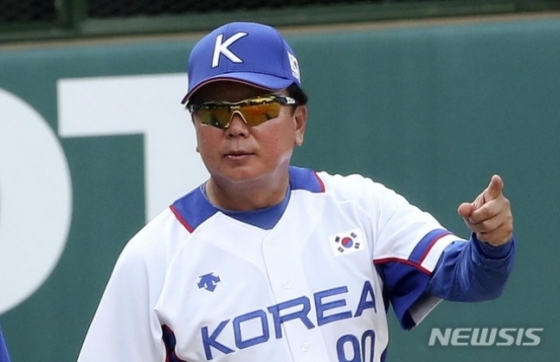 한국 야구 국가대표팀 감독 시절 선동열. /사진=뉴시스