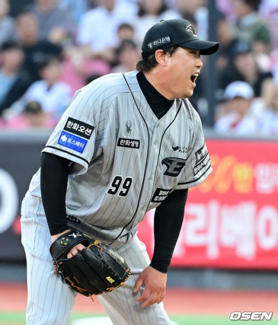 류현진의 6일 경기 모습. 