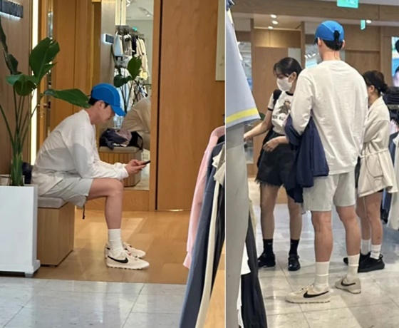 김우빈과 신민아/사진=온라인 커뮤니티
