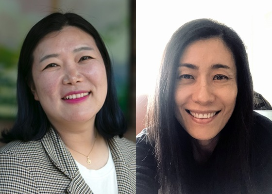 왼쪽부터 픽사 김혜숙(시니어)·심현숙 애니메이터 /사진=월트디즈니 컴퍼니 코리아