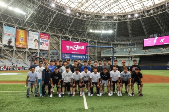 장쑤 거마 야구단이 지난해 고척스카이돔을 방문했다. /사진=키움 히어로즈 제공 