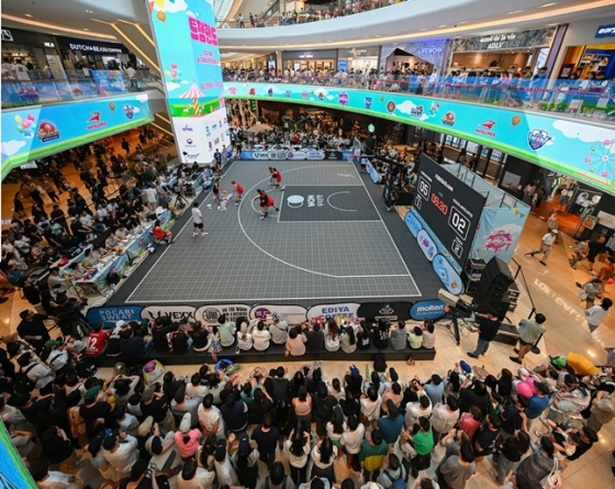 2024 우리은행 우리WON 3x3 트리플잼이 열린 스타필드 고양의 전경. /사진=WKBL 제공 