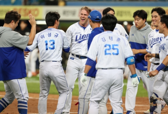 삼성 라이온즈 선수들. /사진=삼성 라이온즈 제공