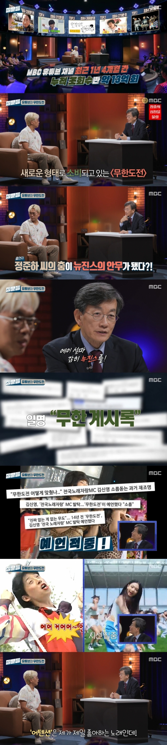 /사진=MBC '손석희의 질문들'