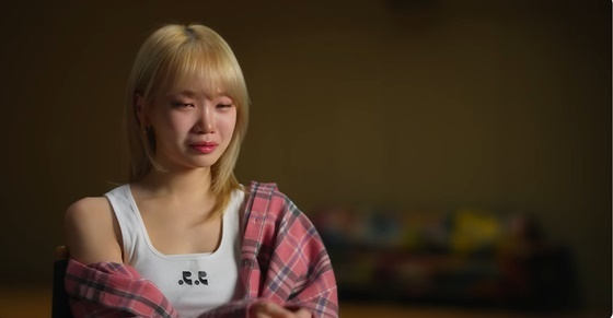 르세라핌 김채원 /사진=유튜브 채널 &#039;하이브 레이블즈&#039;