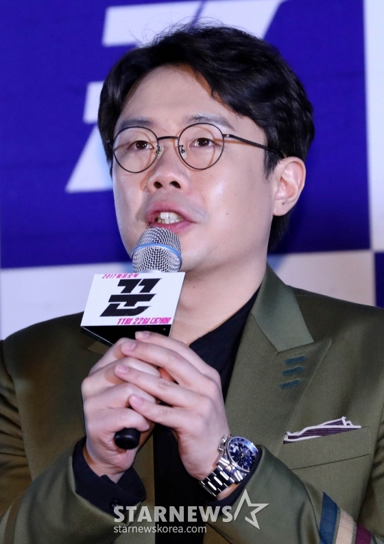 10일 오후 서울 동대문 메가박스에서 열린 영화 &#039;꾼&#039; 언론시사 및 간담회 /사진=홍봉진기자 honggga@