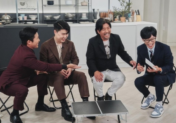 조세호(왼쪽부터), 나폴리 맛피아, 에드워드 리, 유재석 /사진=&#039;유 퀴즈 온 더 블럭&#039;