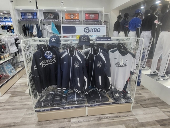 &#039;KBO 스토어 1호점&#039; 국가대표팀. /사진=필자 제공