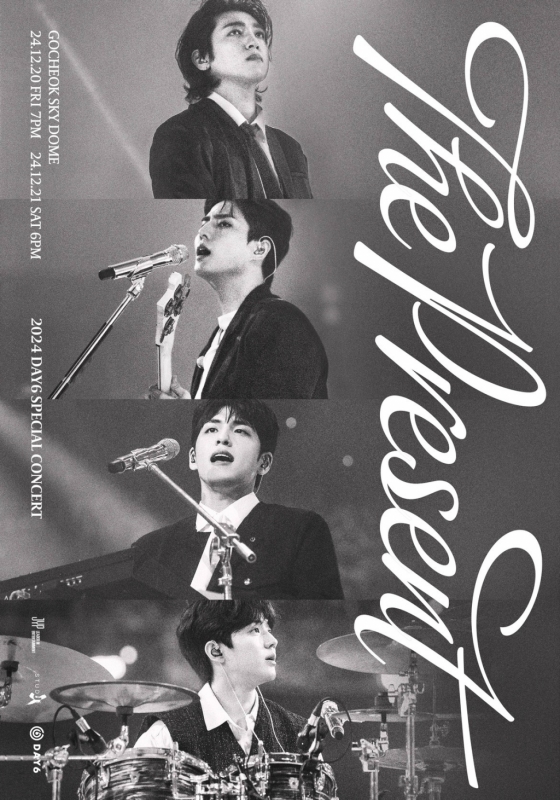 DAY6 &#039;2024 DAY6 Special Concert &#039;The Present&#039;&#039; 공식 포스터/사진제공=JYP엔터테인먼트