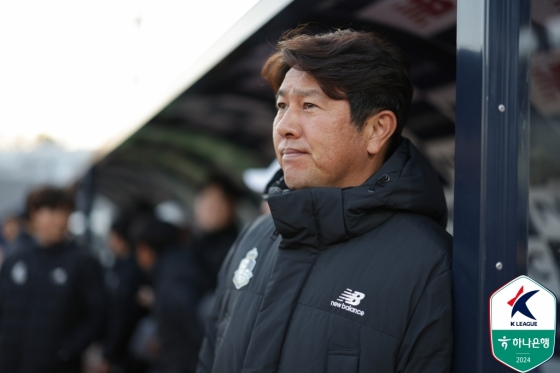 김도균 서울이랜드 감독. /사진=한국프로축구연맹 제공