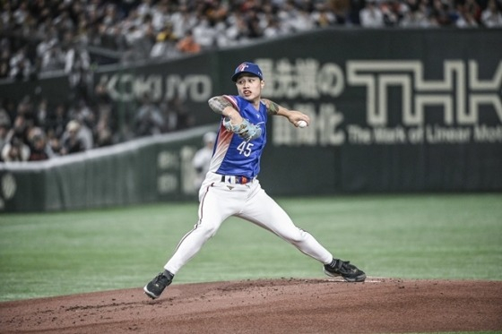 대만 투수 린위민. /사진=WBSC 공식 홈페이지 캡처