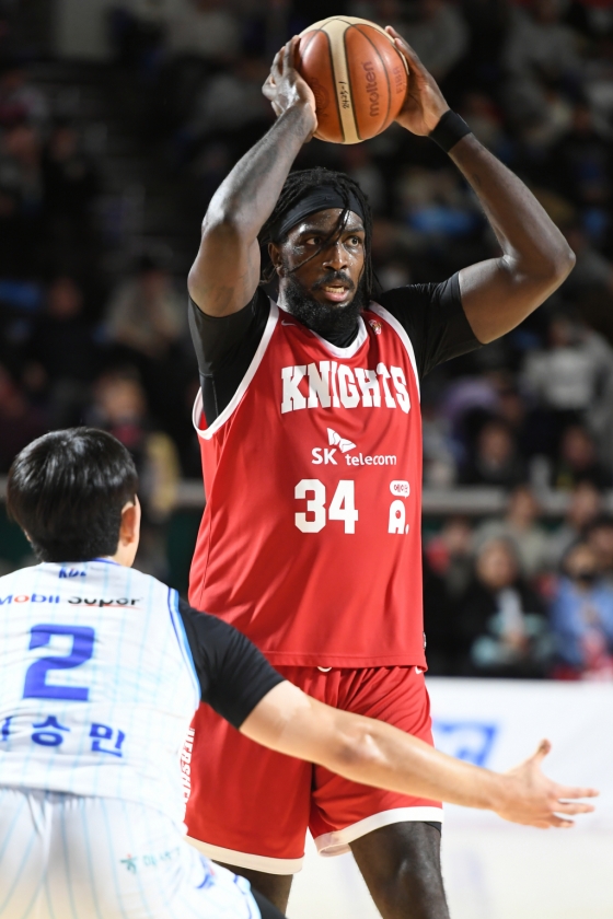 서울 SK 센터 자밀 워니. /사진=KBL 제공