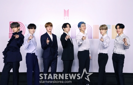 방탄소년단 &#039;Dynamite&#039; 기자간담회