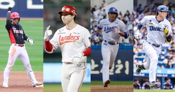 KIA 박찬호(왼쪽부터), SSG 박찬호, 삼성 이재현, NC 김주원. /사진=KIA 타이거즈, SSG 랜더스, 삼성 라이온즈, NC 다이노스 제공