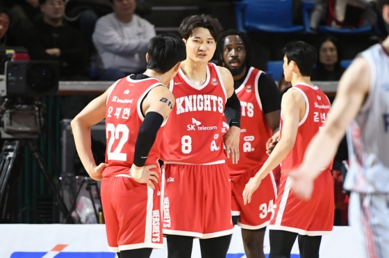 서울 SK 선수들. /사진=WKBL 제공