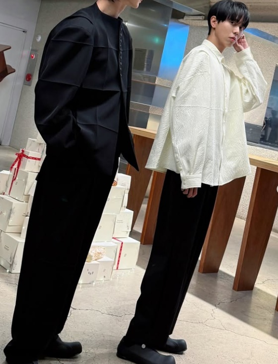 변우석(왼쪽), 주우재/사진=주우재