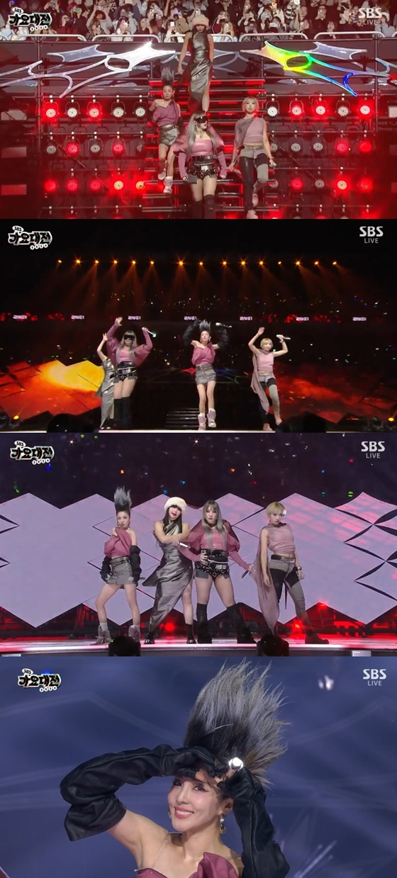 투애니원 /사진=&#039;SBS 가요대전&#039; 캡처