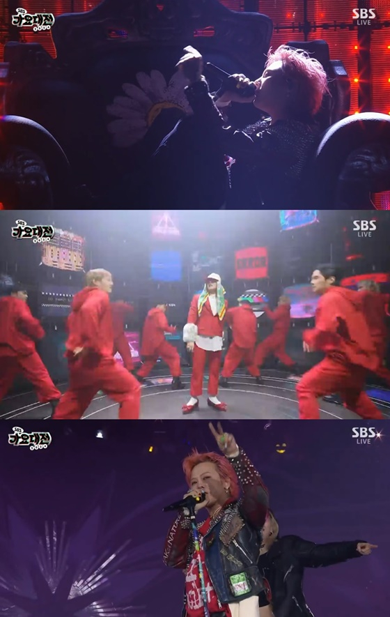 지드래곤 /사진=&#039;SBS 가요대전&#039; 캡처